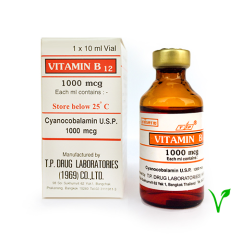 image of Vitamin B12 Injection 1000mcg 10ml Vial