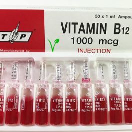 Vitamin B12 Injection 1000mcg 1ml Ampoule