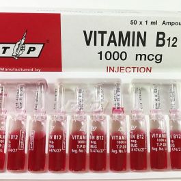 Vitamin B12 Injection 1000mcg 1ml Ampoule