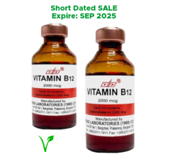 short dated sale b12 2000mcg  vial