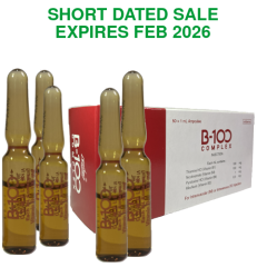 SALE bcomplex B100 ampules short dated