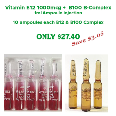 Image of b12 and bcomplex ampoules