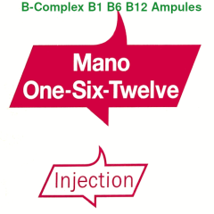 Vitamin B Complex injectables B1, B6, B12 - 2ml ampoules
