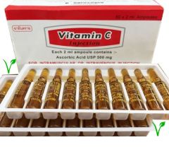 Vitamin C injection 2ml Ampoule vegan