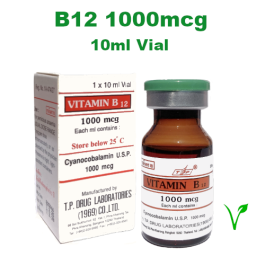 Vitamin B12 Injection 1000mcg 10ml Vial