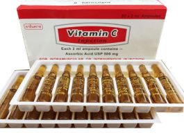 Inyección de vitamina C 2ml Ampolla 500mg 