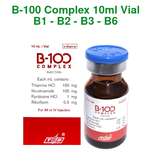 B12 vitamin Store Vitamin B Complex Injection 10ml Vial B100