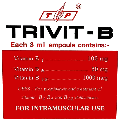B12 vitamin Store Vitamin B12 injectable B Complex 30 ampules