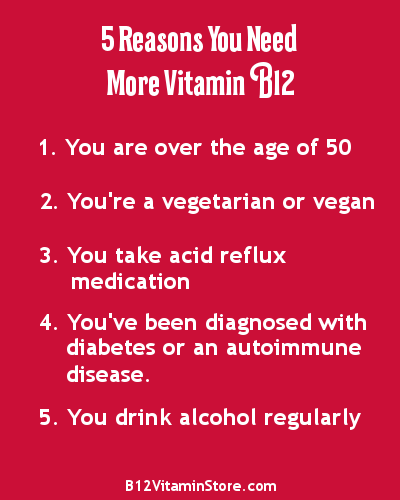 5 Reasons You Need More Vitamin B12 
