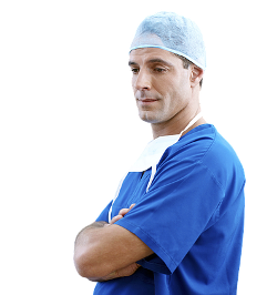 male nurse with folded arms