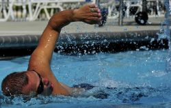 male swimmer healthy