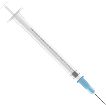 subcutaneous injection needle and syringe